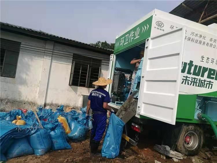 凤阳工业污泥压干处理